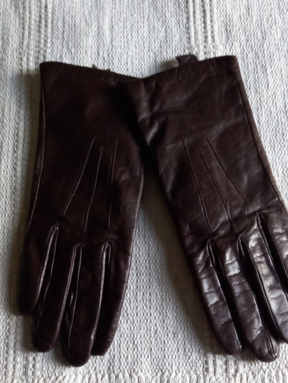 Brown leather gloves Size Small / Medium